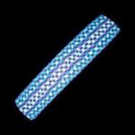 Periwinkle Check Barrette