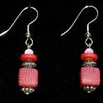 Bead Dangles - - Red Pink Plus