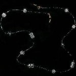 Black and white eyeglass holder_necklace