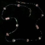 Red ethnic eyeglass holder_necklace