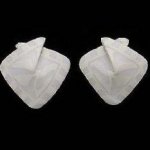 Foldover Earring - White on White Swirl