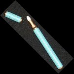 Green, Aqua and Purple Flower Perfume Pen